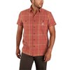 Carhartt Rugged Flex Relaxed Fit Lightweight Short-Sleeve Shirt, Terra Cotta, Medium, REG 105701-TECMREG